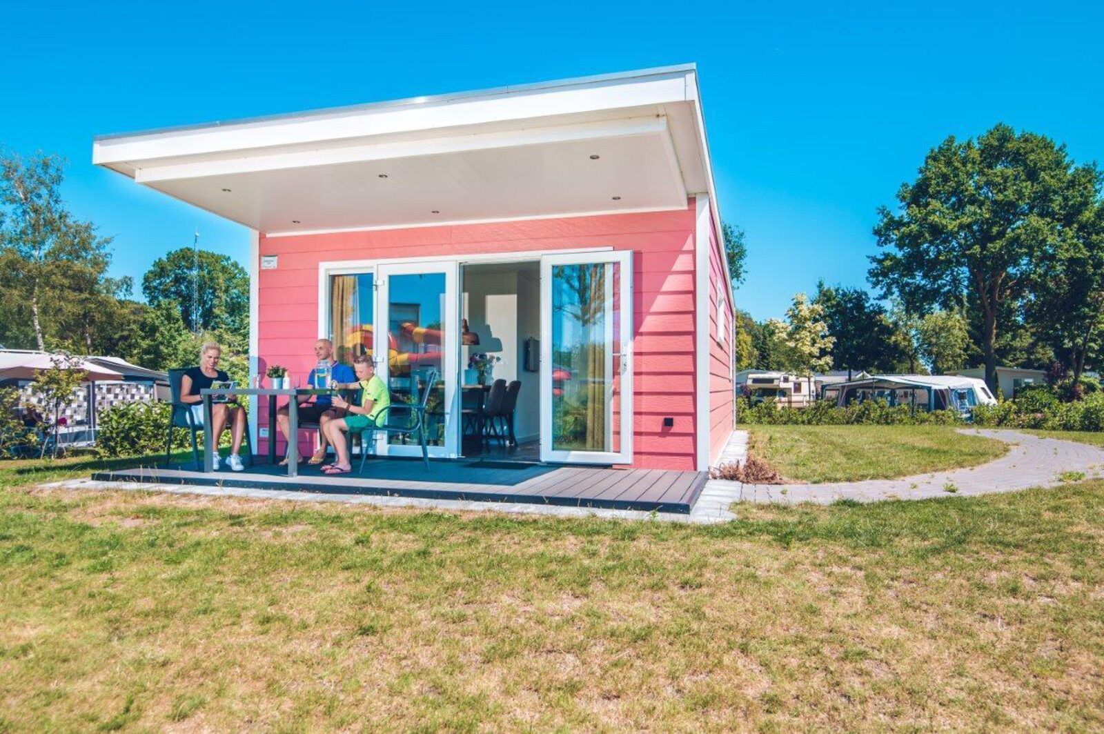 Leuke complete 4-persoons chalets op park in Voorthuizen