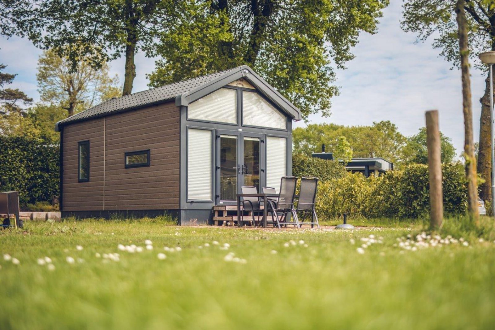 Tiny house voor 4 personen op vakantiepark in Voorthuizen